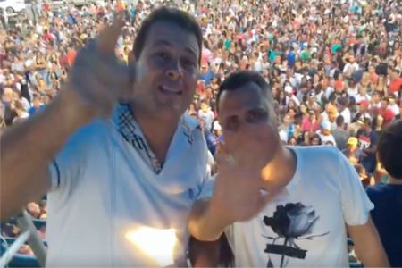 DIVINA PIRÔ: Festa do Trabalhador e/ou pré-campanha eleitoral de dois edis, Print e Cleitinho?